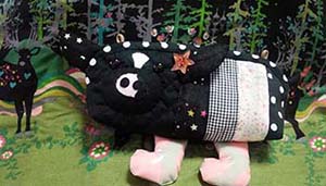 cute animal mulch pouch handmade pig 可愛い アニマルポーチ ハンドメイド豚