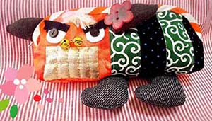 cute animal mulch pouch handmade japanese shishimai traditional dance performed lion 可愛い アニマルポーチ ハンドメイド 獅子舞