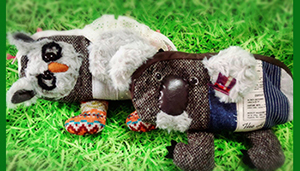 cute animal mulch pouch handmade koala bear owl 可愛い アニマルポーチ ハンドメイド　コアラ フクロウ
